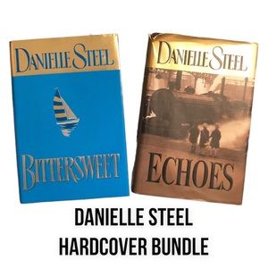 Danielle Steel 2 Hardcover Book Bundle Echoes & Bittersweet